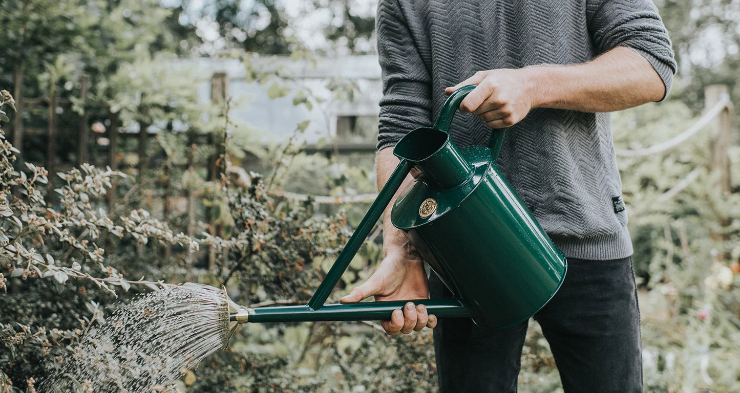 Haws Watering Can, Bearwood Brook, Green 2-Gallon