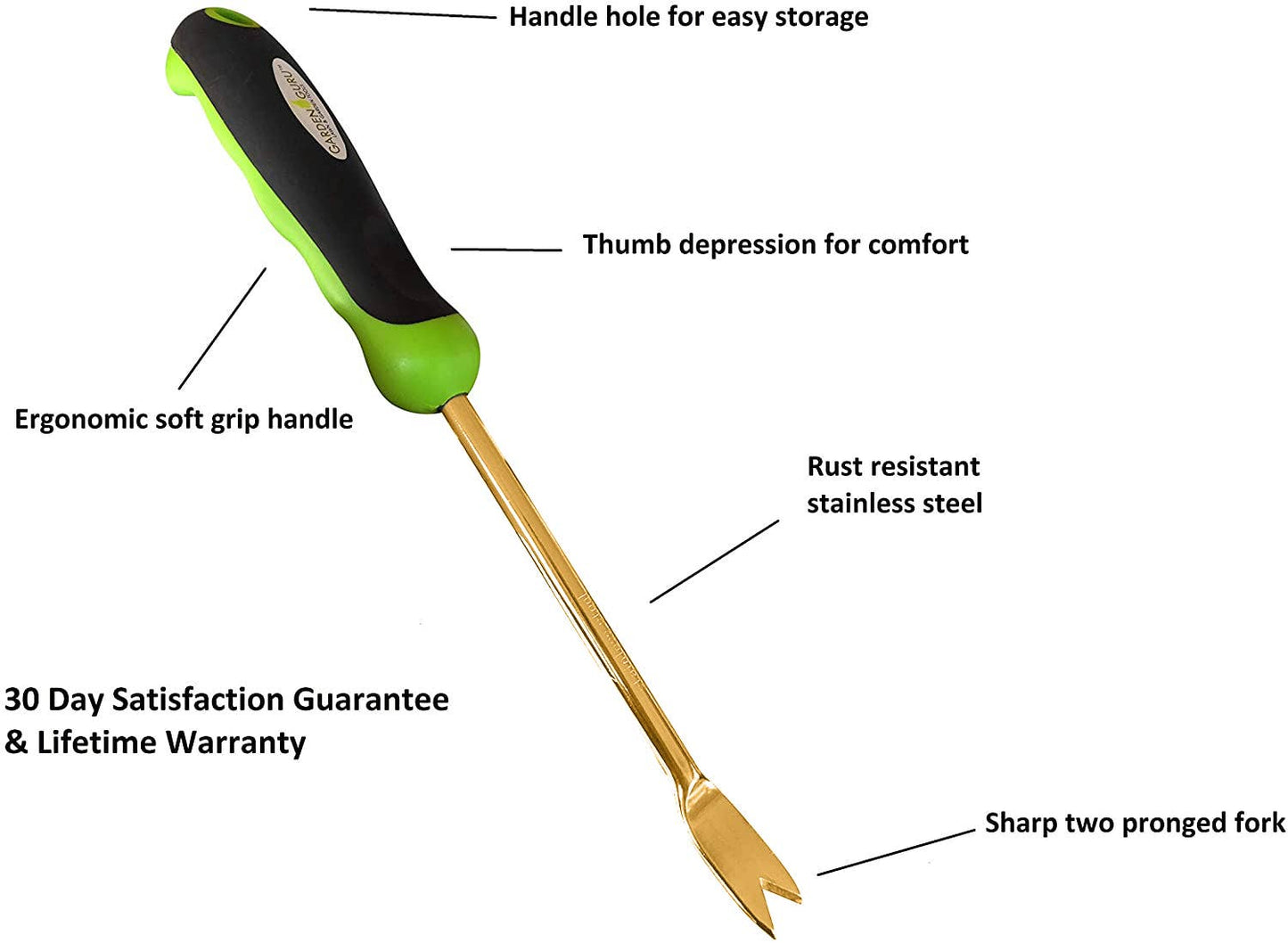 Titanium Coated Stainless Steel Dandelion Weeder