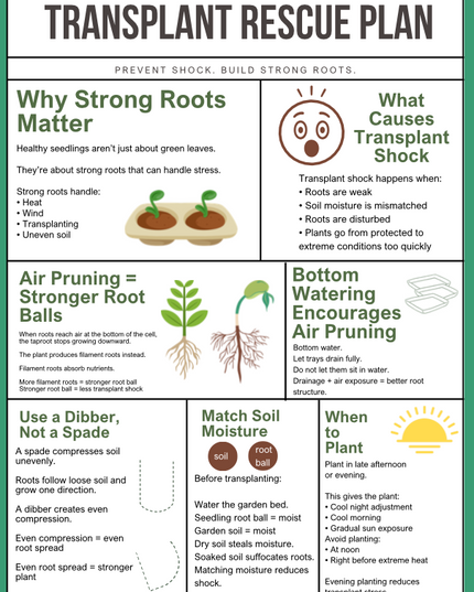 Transplant Rescue Plan — Prevent Shock & Grow Strong Roots