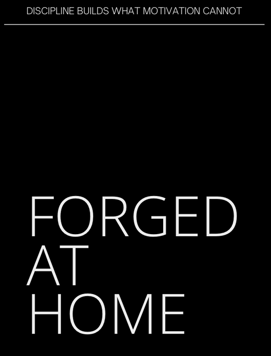 Forged at Home-A structured at-home kettlebell workout system designed to build strength, endurance, and discipline without a gym.