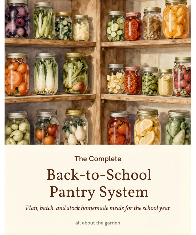 The Complete Back-to-School Pantry System