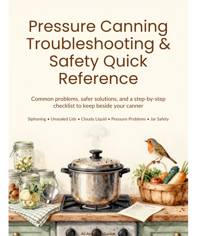 Pressure Canning Troubleshooting & Safety Quick Reference