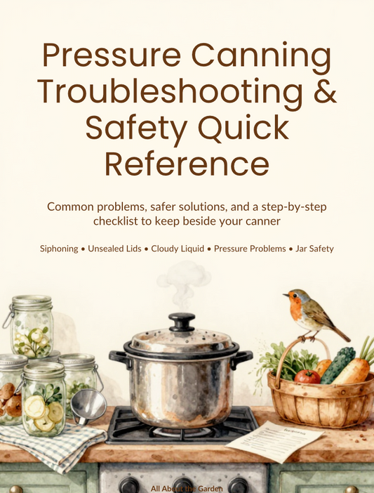Pressure Canning Troubleshooting & Safety Quick Reference