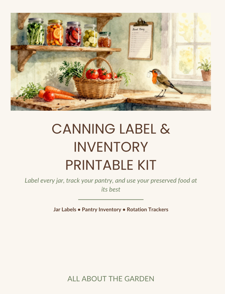 CANNING LABEL & INVENTORY PRINTABLE KIT