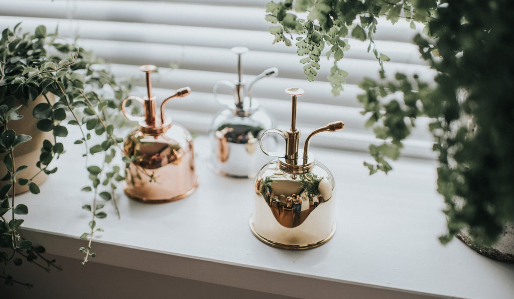 Haws Watering Cans, Smethwick Spritzer, Brass 1/2pint All About The Garden