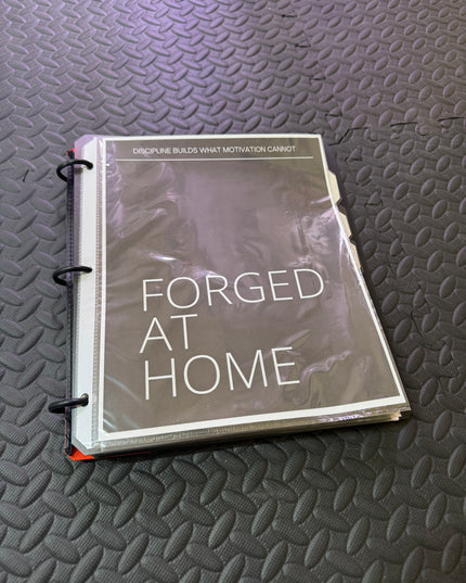 Forged at Home-A structured at-home kettlebell workout system designed to build strength, endurance, and discipline without a gym.