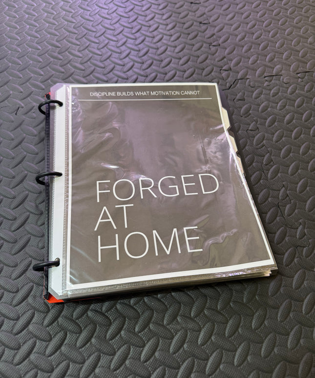 Forged at Home-A structured at-home kettlebell workout system designed to build strength, endurance, and discipline without a gym.